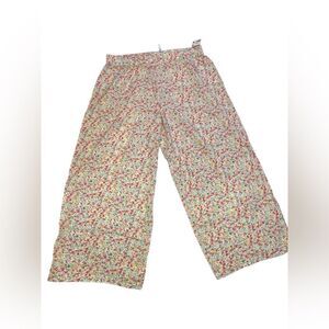 Charter club intimates  pajama pants for women size M, color: white multi floral